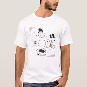 Halloween-T - Shirt für niedliche Geister und Schw