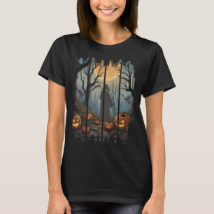 Halloween T - Shirt - Grim Sensenmann Scene