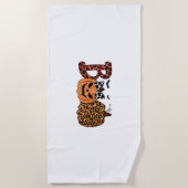 Halloween T-Shirt, Halloween Strandtuch (Vorderseite)