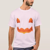 Halloween T - Shirt Jack-o-Laterne Bio Shirt (Vorderseite)