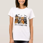 Halloween-T-Shirt, Just a Spooky paw T-Shirt (Vorderseite)