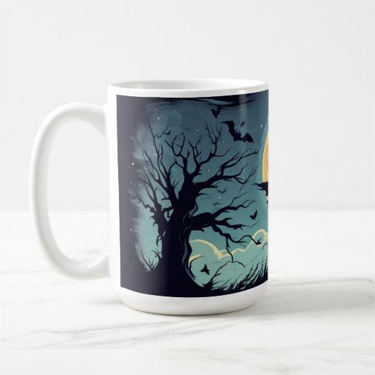 Halloween-T - Shirt Kaffeetasse (Links)