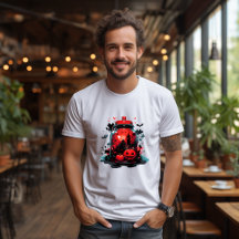 Halloween-T-Shirt, Kürbis, Fledermaus