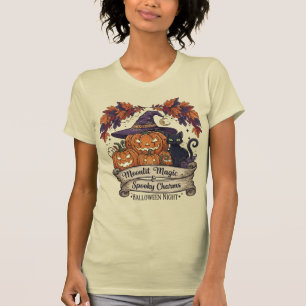 Halloween-T - Shirt "Moonlit Magic & Spooky Charms
