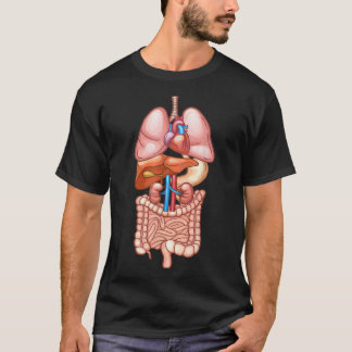 Halloween T Shirt Organdiagramm Anatomie20