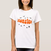 halloween t-shirt retro lettering, spooky season (Vorderseite)