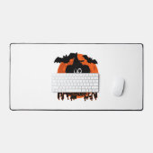 Halloween-T - Shirt Schreibtischunterlage (Tastatur & Maus)
