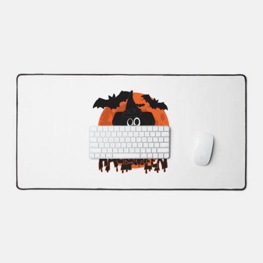 Halloween-T - Shirt Schreibtischunterlage (Tastatur & Maus)