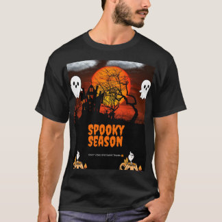 Halloween T-Shirt | Süßer spooky Geist Kürbis Hall
