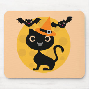 Halloween-T - Shirt und -Geschenke für Katzen und  Mousepad