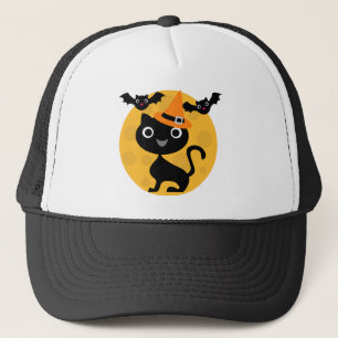 Halloween-T - Shirt und -Geschenke für Katzen und Truckerkappe
