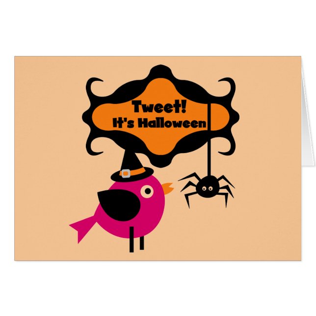 Halloween-T - Shirt und -Geschenke getweetet (Vorderseite (Horizontal))