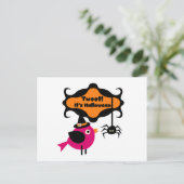 Halloween-T - Shirt und -Geschenke getweetet Postkarte (Stehend Vorderseite)