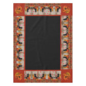 Halloween Tabby Cat Tableclout Tischdecke (Vorderseite)