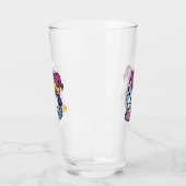 Halloween Tabby Cat – Witch Hat & Potion Art Glas (Links)