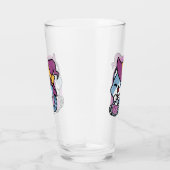 Halloween Tabby Cat – Witch Hat & Potion Art Glas (Rechts)