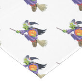 Halloween Table Runner 14" X 72"/Fliegerhexe Mittelgroßer Tischläufer (Ecke)