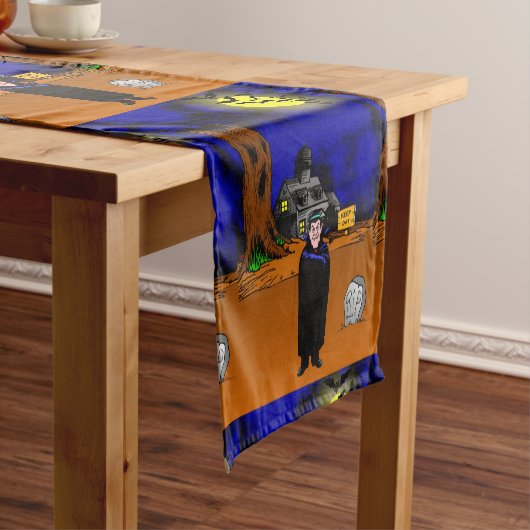 Halloween Table Runner Kurzer Tischläufer (Beispiel)