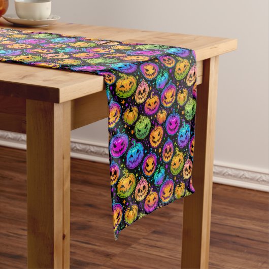 Halloween Table Runner Kurzer Tischläufer (Beispiel)