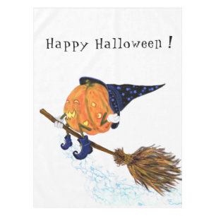 Halloween Tablecloth Hexenkürbis Tischdecke