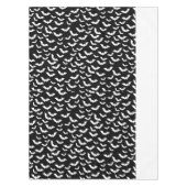 Halloween Tableclout, große weiße Fledermäuse Tischdecke (Vorderseite)