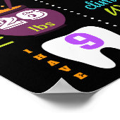 Halloween-Tafelschild Poster (Ecke)