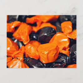 Halloween Taffy Postcard Postkarte