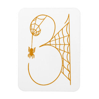 Halloween Tag 31 Spinnennetze Magnet