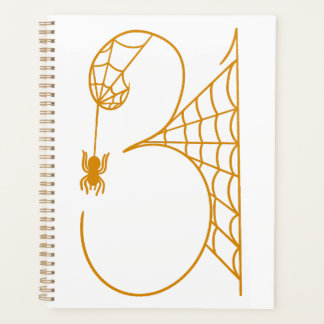 Halloween Tag 31 Spinnennetze Planer
