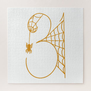 Halloween-Tag 31 Spinnennetze Puzzle