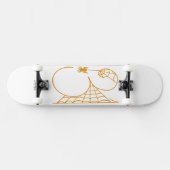 Halloween-Tag 31 Spinnennetze Skateboard (Horizontal)