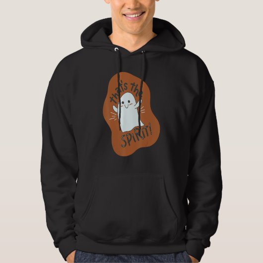 Halloween-Tag-Feier Pun-Geist Geist Dumm Hoodie (Vorderseite)