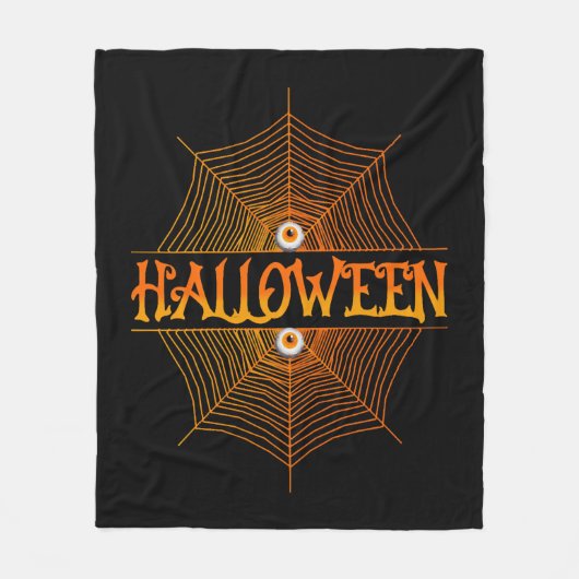 Halloween-Tag Fleecedecke (Vorderseite)