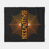 Halloween-Tag Fleecedecke (Vorderseite (Horizontal))