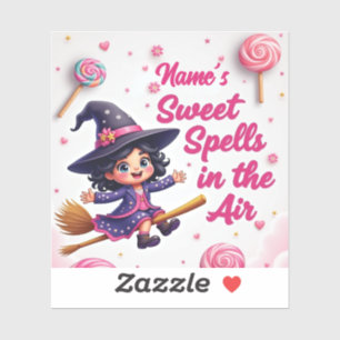 Halloween-Tag für Leckerei-Flaggen Aufkleber