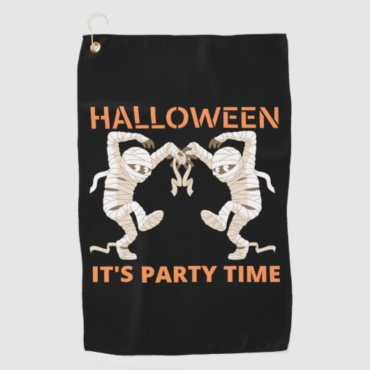 Halloween-Tag        Golfhandtuch (Vorderseite)
