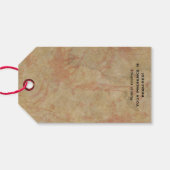 Halloween-Tag Spuk Asyl-Party Geschenkanhänger (Rückseite Horizontal)