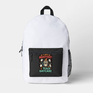 Halloween Tagesmutter Winzige Monster Bedruckter Rucksack