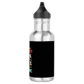 Halloween Tagesmutter Winzige Monster Edelstahlflasche (Rechts)