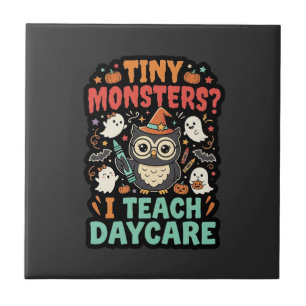 Halloween Tagesmutter Winzige Monster Fliese