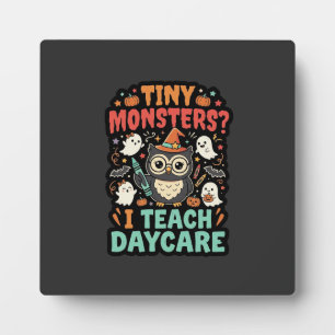 Halloween Tagesmutter Winzige Monster Fotoplatte