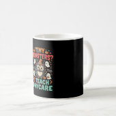 Halloween Tagesmutter Winzige Monster Kaffeetasse (VorderseiteRechts)