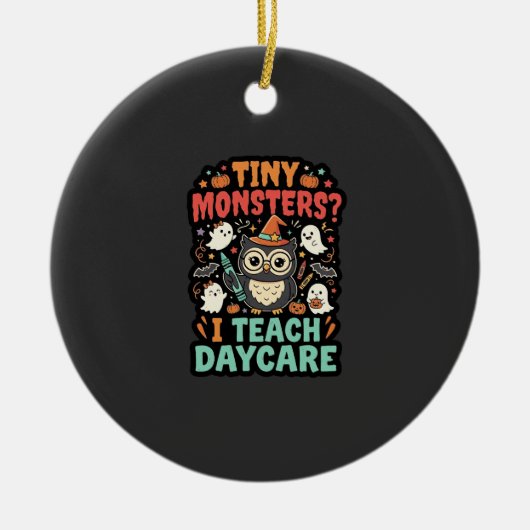Halloween Tagesmutter Winzige Monster Keramik Ornament (Vorne)