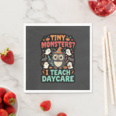Halloween Tagesmutter Winzige Monster Serviette (Beispiel)