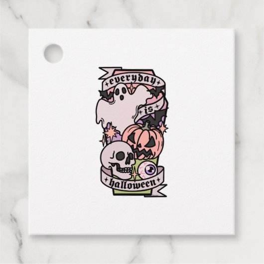 Halloween Täglich Geschenkanhänger (Vorderseite)