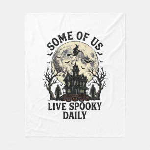 Halloween Tägliches Shirt mit Vintage verfluchtem Fleecedecke