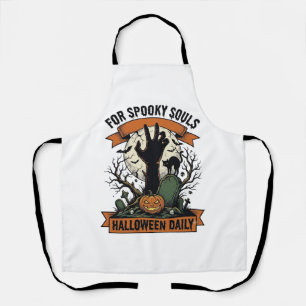 Halloween Tägliches Shirt Vintage Gruselige Hand K Schürze