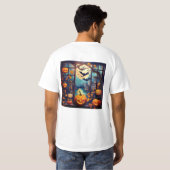 Halloween-takular T-Shirt (Schwarz voll)