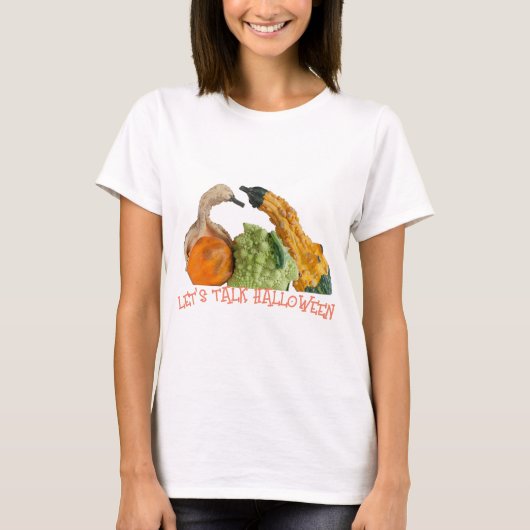 Halloween Talk Gourd Pumpkins T-Shirt (Vorderseite)