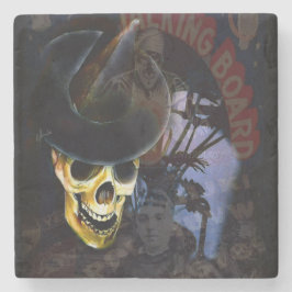 Halloween Talking Board Skeleton Coaster Steinuntersetzer